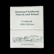 Immanuel Lutheran Church &amp; School Cookbook Marshfield Wisconsin VTG Recipes 1994 - £14.24 GBP