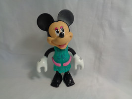 Disney Minnie Mouse Bow-Tique Dress Up Doll Clip On w/ 1 dress - £2.75 GBP