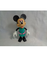 Disney Minnie Mouse Bow-Tique Dress Up Doll Clip On w/ 1 dress - £2.76 GBP