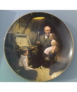 1983 Norman Rockwell GRANDPA&#39;S TREASURE CHEST Plate - £3.12 GBP