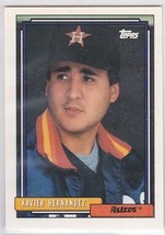 M) 1992 Topps Baseball Trading Card - Xavier Hernandez #640 - £1.53 GBP