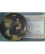 1983 Norman Rockwell GRANDPA&#39;S TREASURE CHEST Plate - $271.63 MXN
