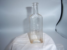 PA2 - 1900&#39;s Dill&#39;s Balm of LIfe Norristown PA CLEAR 5 7/8&quot; Medicine Bottle - $152.29 MXN