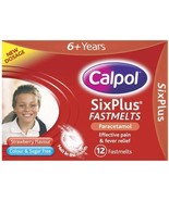 Calpol Six Plus Paracetamol Fastmelts 12 - $125.73 MXN