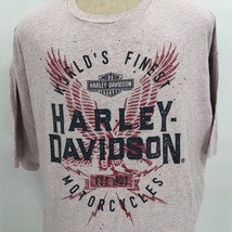 Harley Davidson Mens Biggs San Marcos Pink World Finest Shirt Size 3XL E... - $35.63