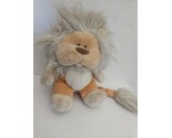 Vintage Mattel Emotions Hastings Lion Plush Stuffed Animal Tan Grey - $11.37