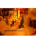 Digital Image Photograph Christmas in the Tiny Town - $0.89