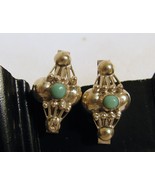 Vintage Mexican Earrings, Iguala, signed by FSS, 925 Sterlin - £15.98 GBP