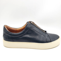 Frye LENA Zip-Up Low Black Leather Sneakers 3471323~Women&#39;s Size 8~Very ... - $29.65