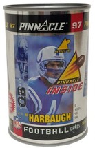 Pinnacle Jim Harbaugh NFL Football 1997 Cards in a Can (Unopened) - £10.27 GBP