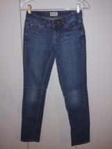 Aeropostale Bayla Skinny Curvy Med. Wash JEANS-00 REG.-GENTY Worn - £7.45 GBP