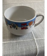 Galerie Large Christmas Peanuts Coffee Mug Soup Bowl Charlie Brown Snoopy - £14.66 GBP