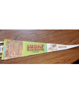 Vintage Luray Caverns Virgina 25 Inch Pennant Cars &amp; Carriage Caravan - $150.34 MXN