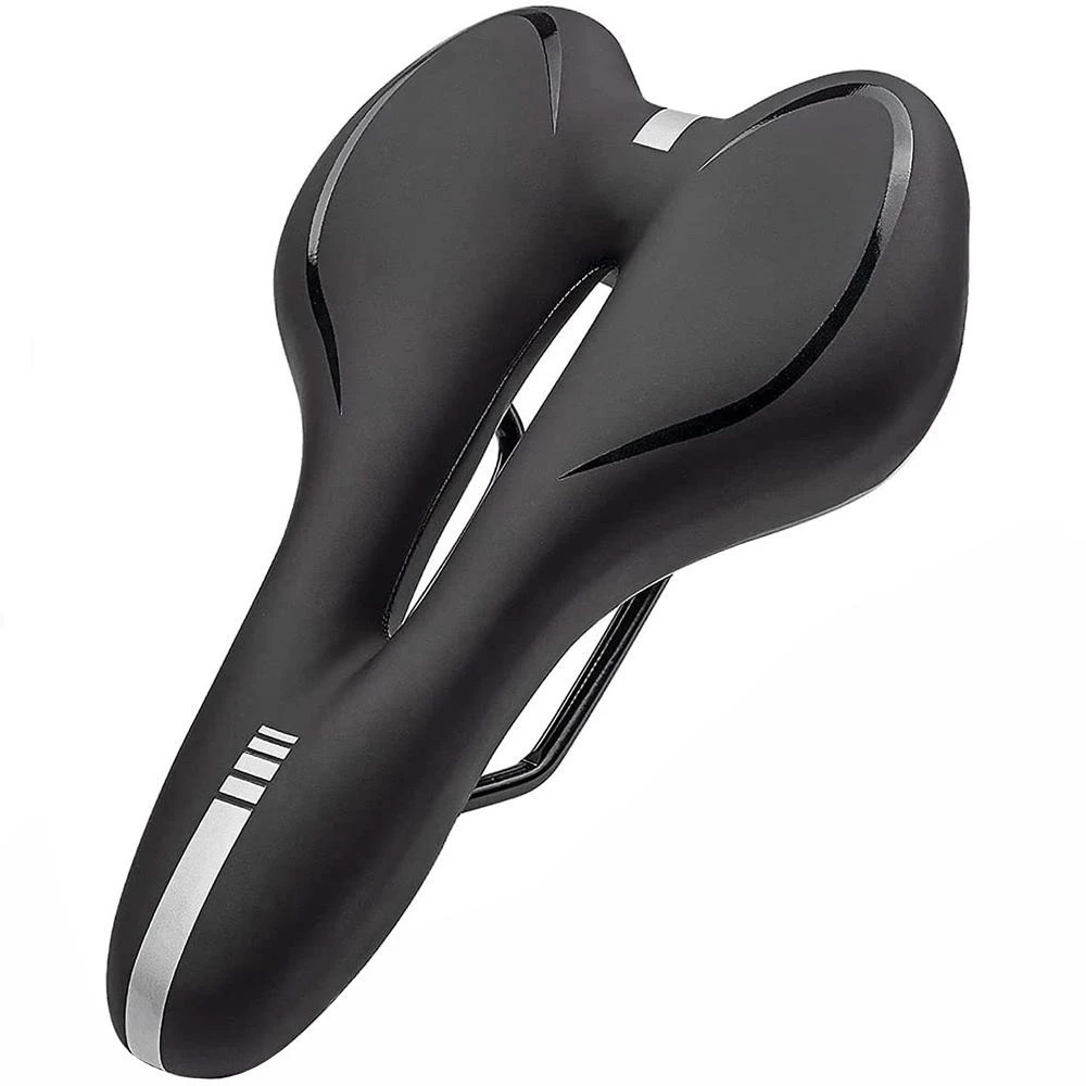 Silica Gel Bicycle Saddle MTB Mountain Road Bike Seat Comfortable Soft Cycling C - £99.06 GBP