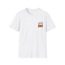 Unisex Softstyle T-Shirt Men Women Top Canada Ontario Toronto 416 Area Code - £16.78 GBP+
