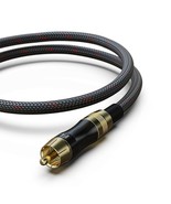 Fiio LR-RCA1 RCA connector Digital Coaxial Audio Cable 50cm - $54.31 CAD