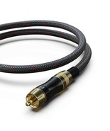 Fiio LR-RCA1 RCA connector Digital Coaxial Audio Cable 50cm - £31.72 GBP