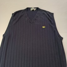 Augusta National Golf Shop Men's Cable Knit Black Spun Sweater Vest Size XL image 9