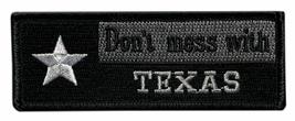 Don&#39;t Mess with Texas Flag Embroidered Patch [Iron on Sew on - 4.0 X 1.5 -DT7] - £4.80 GBP