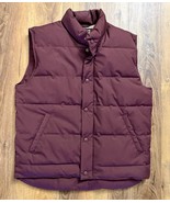 Field Tested Guide Gear Puffer Vest Size M Outdoors Camping Hiking, Maro... - $47.52 CAD