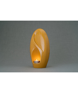 Eternity Handmade Cremation Urn for Ashes - Large | Amber Yellow | Ceramic - £332.83 GBP+