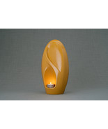 Eternity Handmade Cremation Urn for Ashes - Large | Amber Yellow | Ceramic - $420.00+