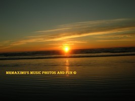 Digital Image Photograph Calming Seaside Oregon Sunset - £0.70 GBP