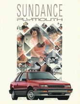 1991 Plymouth SUNDANCE sales brochure catalog US 91 AMERICA - £4.69 GBP