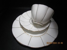 Royal Albert Kent pattern trio tea set cup saucer plate [80m] - £50.60 GBP