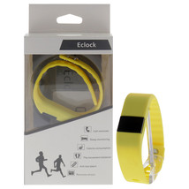 EK-H3 Health Sports Silicone Bracelet - Yellow by Eclock for Unisex - 1 ... - $319.44 MXN