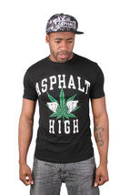 Asphalt Yacht Club Asphalt High Marihuana Camiseta Negro Nwt - £16.39 GBP
