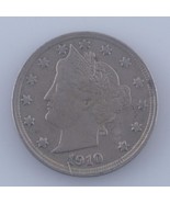 1910 5C Liberty Nickel, XF État, Tout Naturel Couleur, Fort Détail - €28,46 EUR