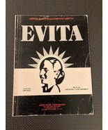 EVITA ~ MUSICAL EXCERPTS And COMPLETE LIBRETTO Song Book / VINTAGE 1979 ... - £3.84 GBP