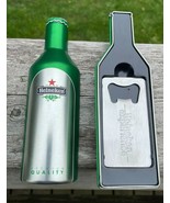 HEINEKEN BOTTLE OPENER IN BOTTLE SHAPED CASE - $207.55 MXN