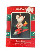 New Vintage Enesco Treasury Ornament Festive Flight 1st Issue Clothespin Parade - £12.63 GBP