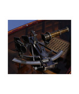 Multi Color Large Nautical Sextant in Wood Box - 8.5 x 8 x 4.5 in. - €182,16 EUR