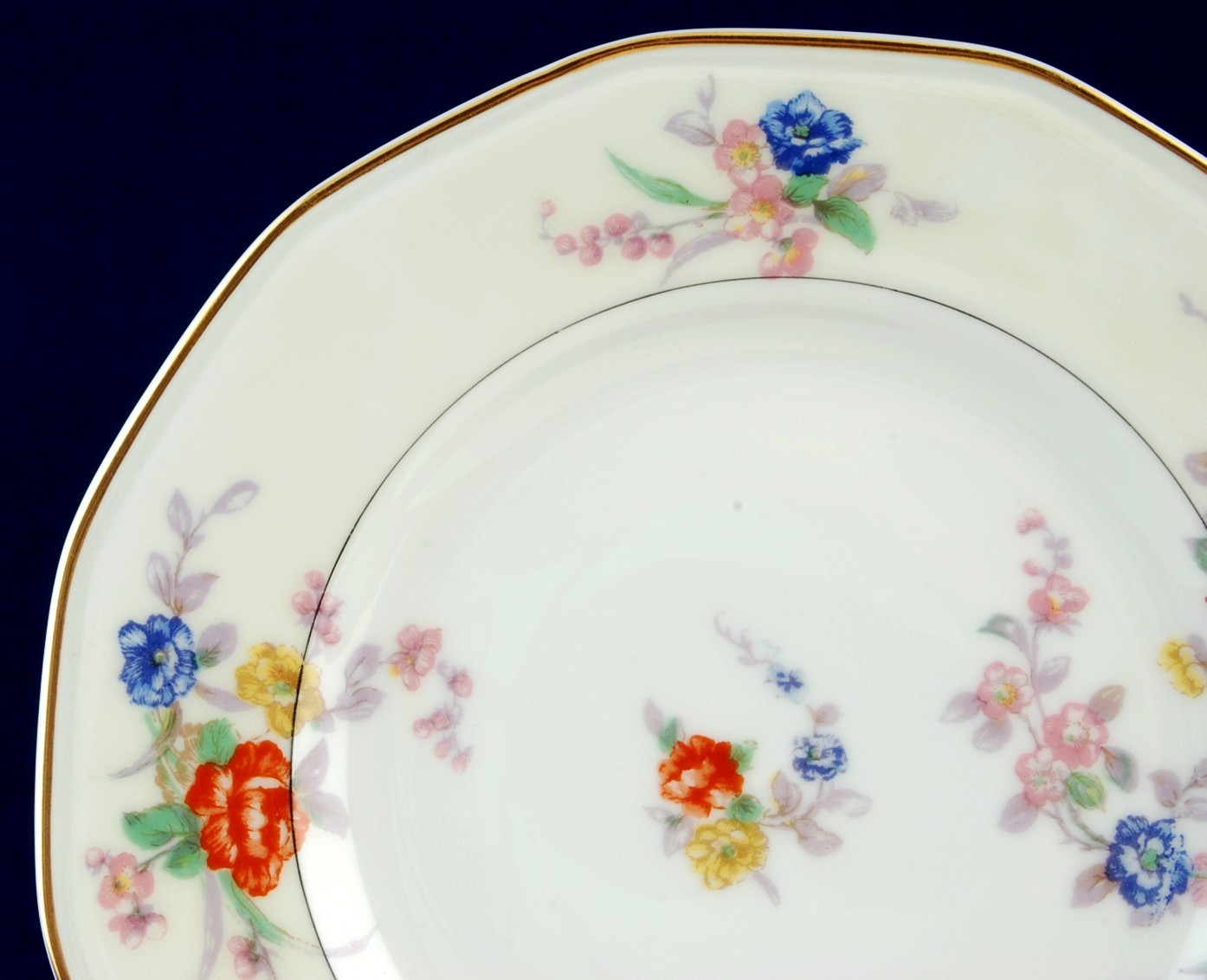Theodore Haviland Jewel 7.5" Salad/Dessert Plate Cream Rim Floral Limoges Unused Item image 2