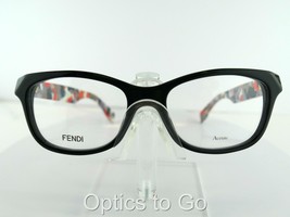 FENDI FF0206 738 BLACK 51-17-140 Eyeglass Frame - £56.04 GBP