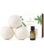 Thymes Frasier Fir Wool Dryer Balls &amp; Laundry Fragrance Oil Set - $34.00