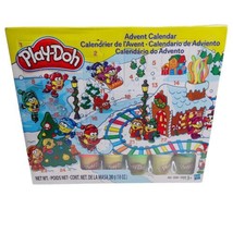Hasbro Play-Doh Holiday Winter Advent Calendar 24 Holiday Gifts 5 Cans P... - £19.74 GBP