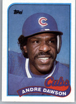 1989 Topps 10 Andre Dawson  Chicago Cubs - £2.35 GBP