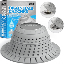 Bathtub Drain Hair Catcher, Silicone Collapsible 1 Pack Drain Protector ... - $10.91