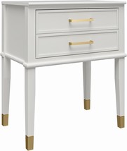 Cosmoliving By Cosmopolitan Westerleigh End Table, White - £113.32 GBP