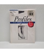 Hanes Profiles Day Sheer Pantyhose 3 Pair Regular Panty Sandlefoot Black... - $22.46