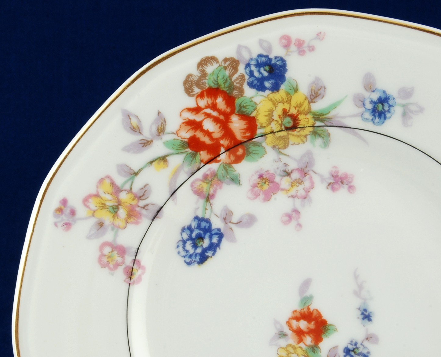 Theodore Haviland Jewel Bread Plate White w Floral Limoges France Unused Item image 2