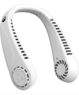 Portable Bladeless Hanging Neck Fans with Screen Display and 5 Speeds Le... - $459.38 MXN