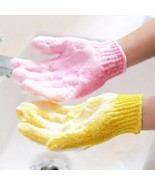 60 Pack - Hot New Exfoliating Spa Bath Body Scrub Gloves  - £38.95 GBP
