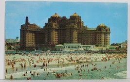 Atlantic City NJ Traymore Hotel and Beach Scene Postcard N2 - £5.44 GBP