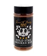 Loot N&#39; Booty BBQ Gold Star Chicken Rub 13 Oz Shaker - £20.25 GBP