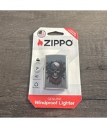 Zippo Genuine  New THREE SKULL &amp; AMERICAN FLAG Windproof Lighter - €17,19 EUR